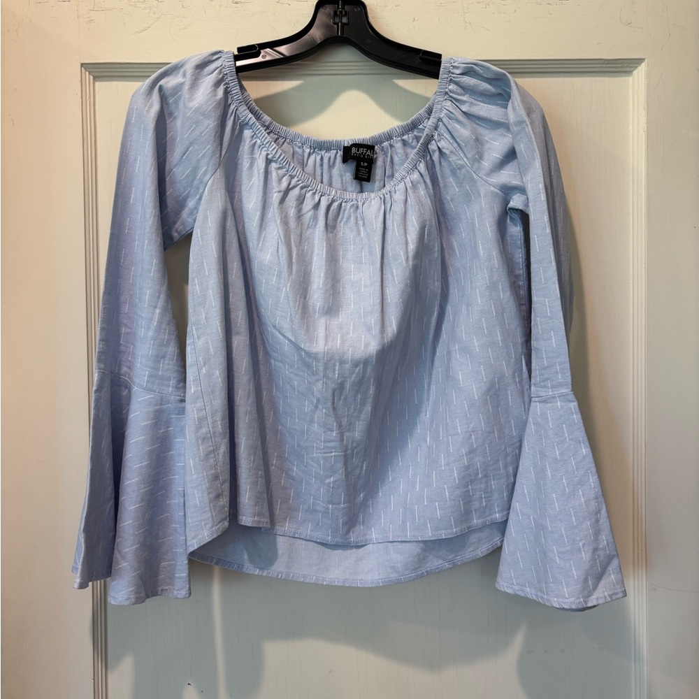 Buffalo David Bitton Light Blue Blouse